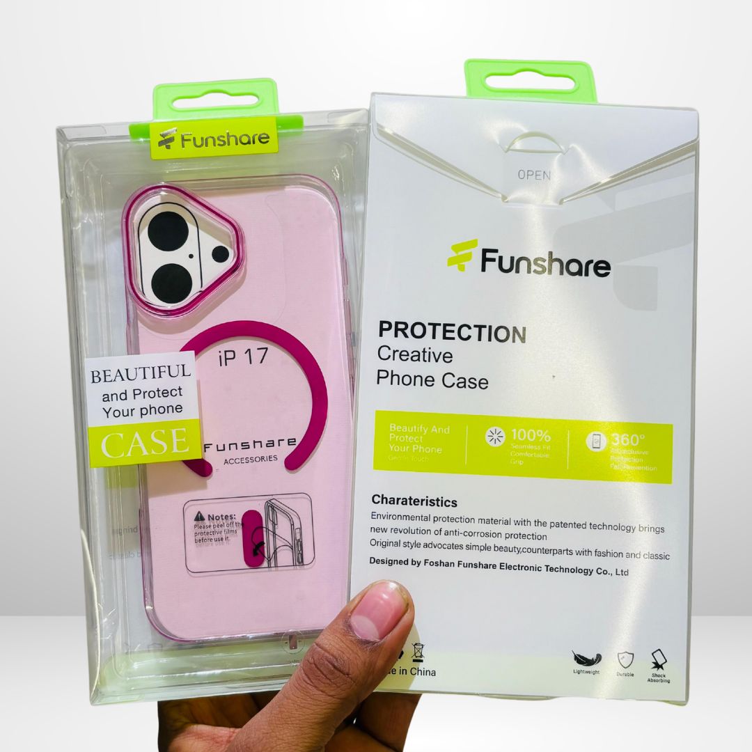 FUNSHARE Ultra-Thin Crystal Clear MagSafe Case for iPhone 17 Series