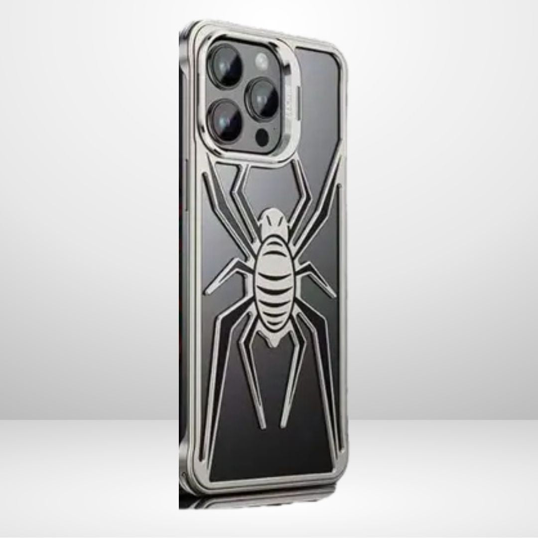 Full Metal Spider Case with Camera Kickstand for iPhone 16Pro/16ProMax