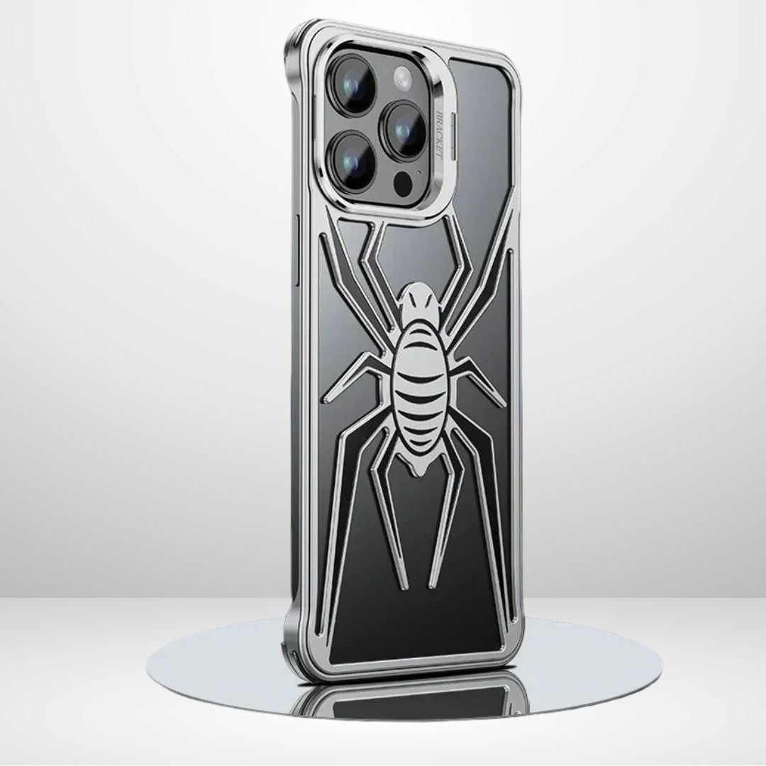 Full Metal Spider Case with Camera Kickstand for iPhone 16Pro/16ProMax