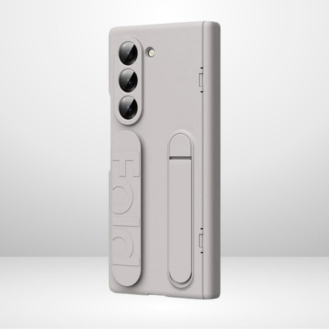 GKK Silicone Hegemony Series with Stand Band & Front Glass Case for Galaxy Fold 7