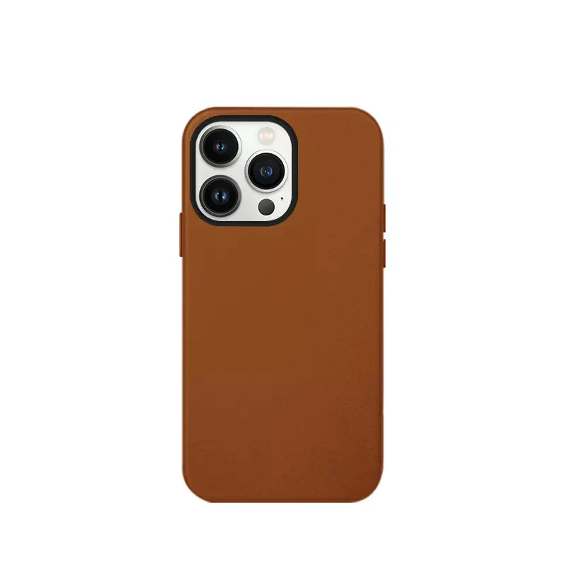 K-doo iPhone 13 Pro Max Leather Case Back Cover