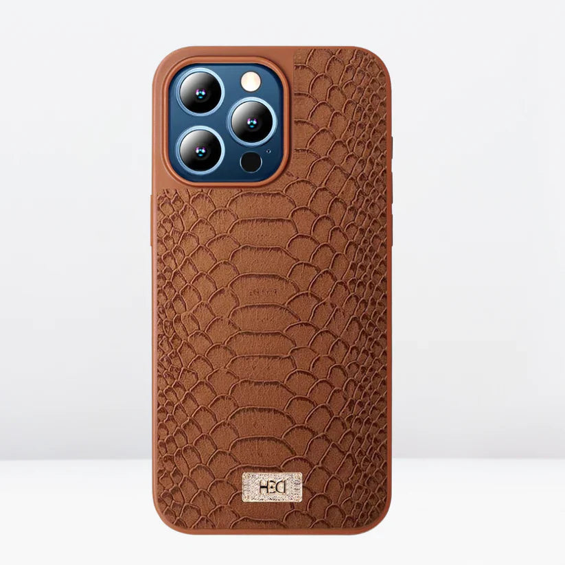 HBD Leather Crocodile Case for iPhone 15 Pro Max