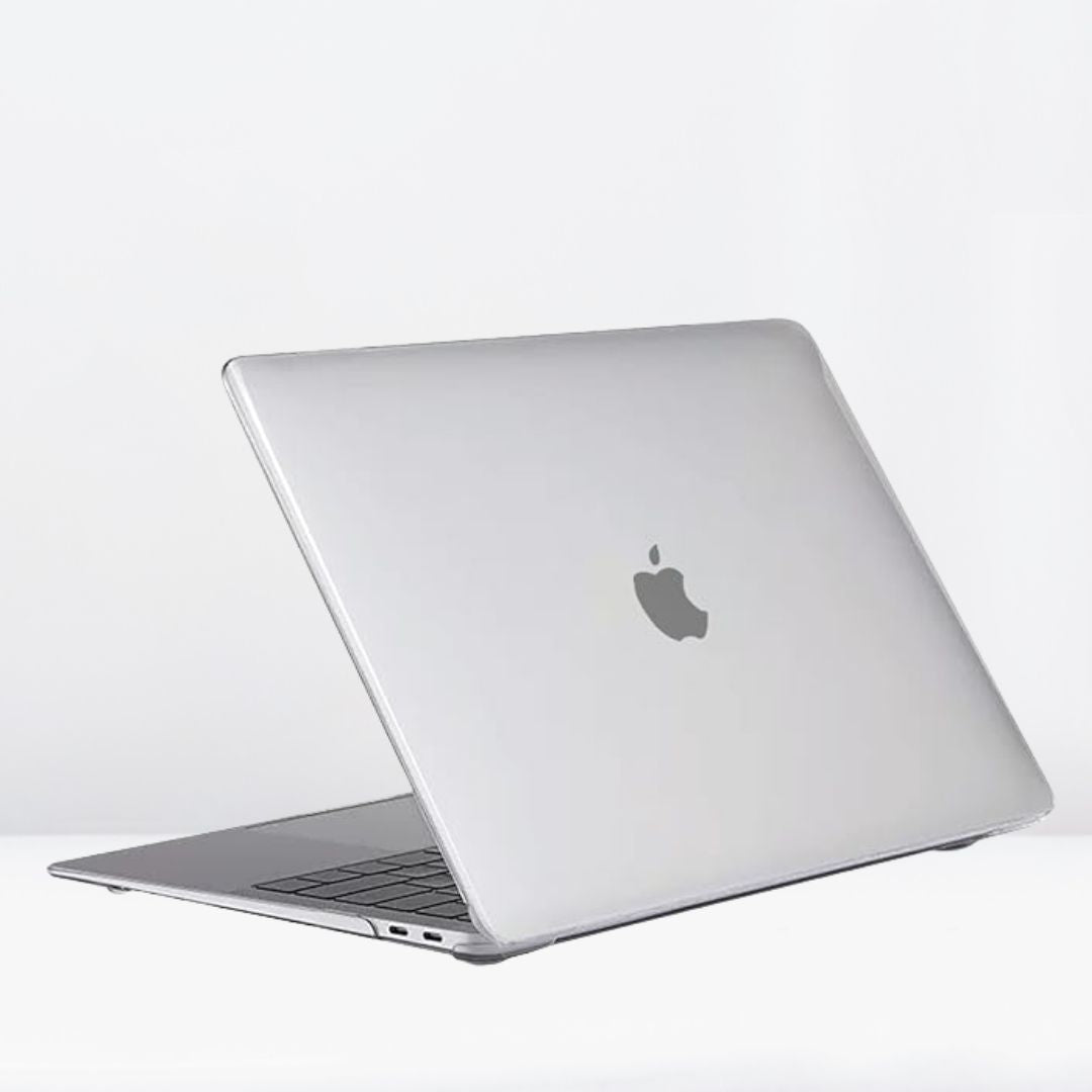 Hard Shell Sleek Protection case for MacBook M2 Air 13.6 inch (Front & Back)(Transparent Clear)