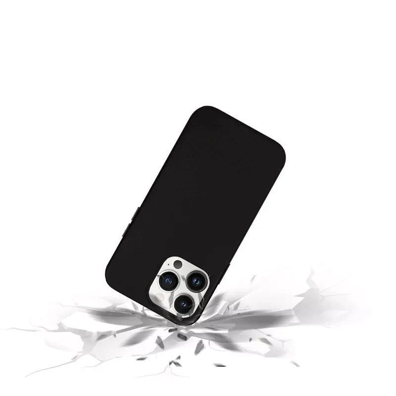 K-doo iPhone 14 Leather Case Back Cover