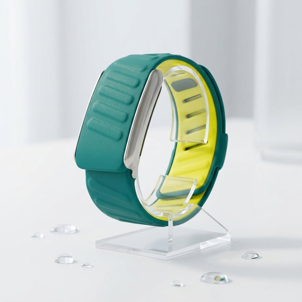 CaseCart DualTone Silicone Strap Green / Yellow