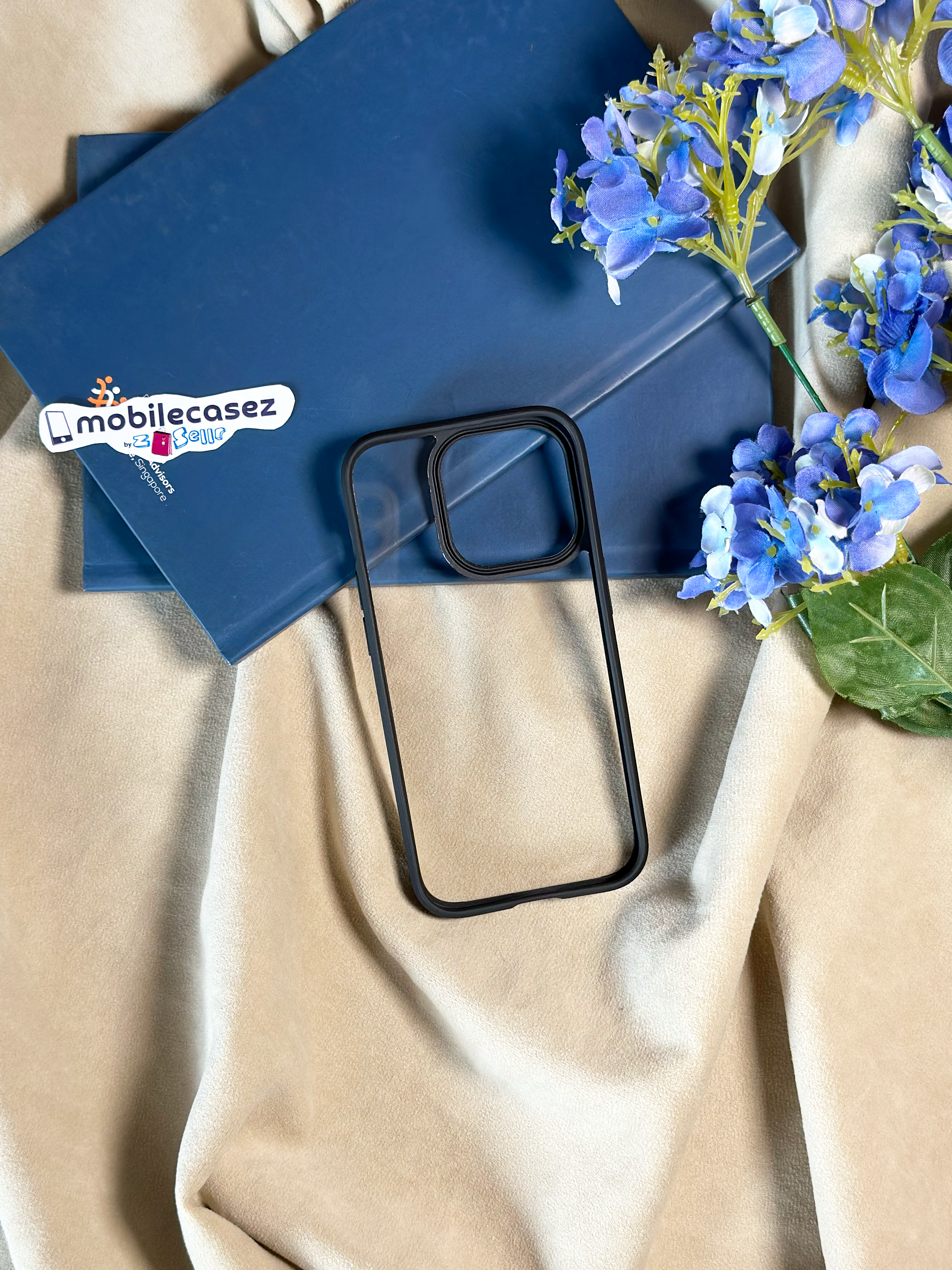 iPhone 14 Pro Max Cover | Spigen Original Ultra Hybrid Transparent Mobile Cover For iPhone 14 Pro Max Purple