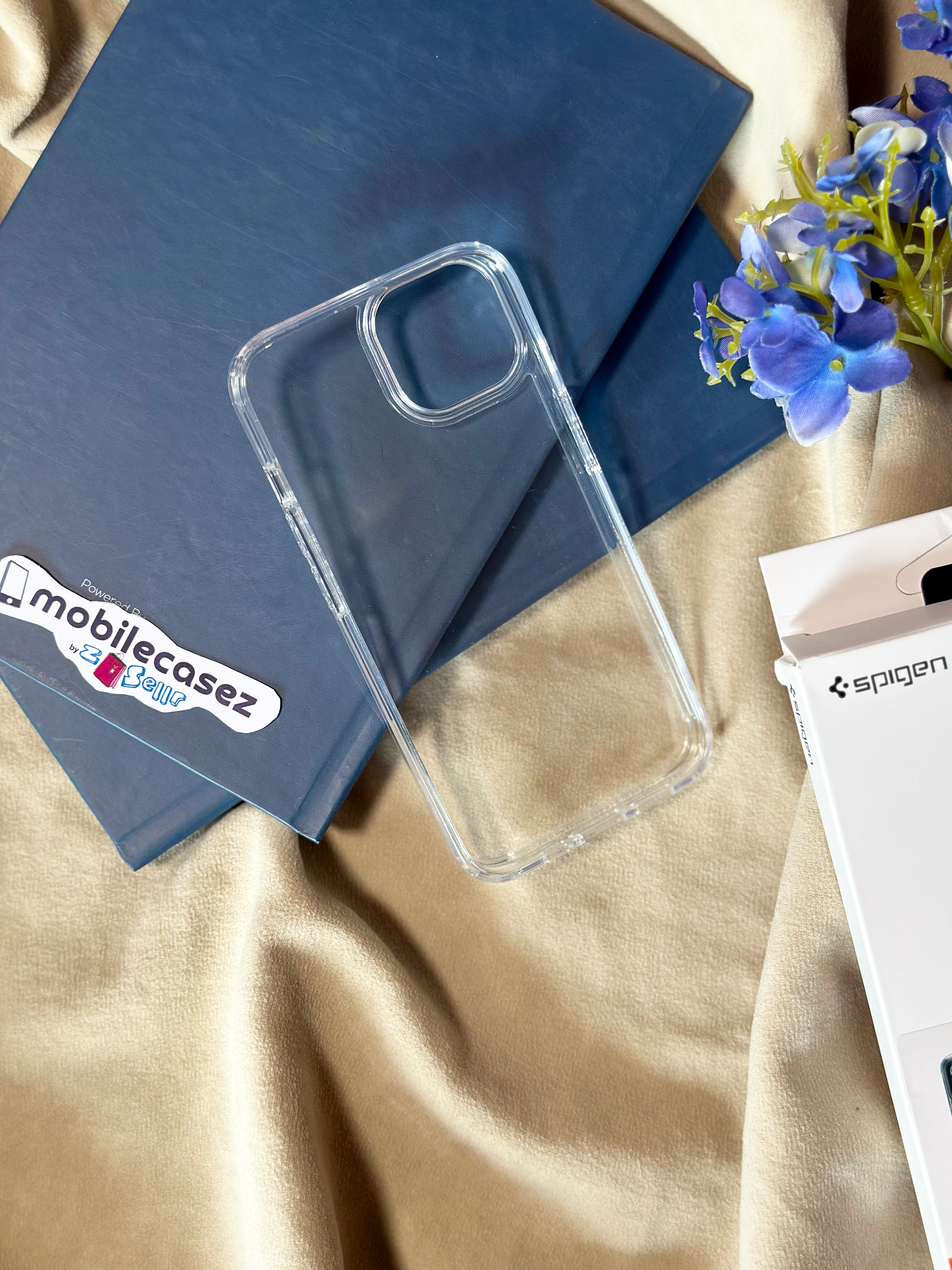 iPhone 14 Pro Cover | Spigen Original Ultra Hybrid Transparent Mobile Cover For iPhone 14 Pro Clear