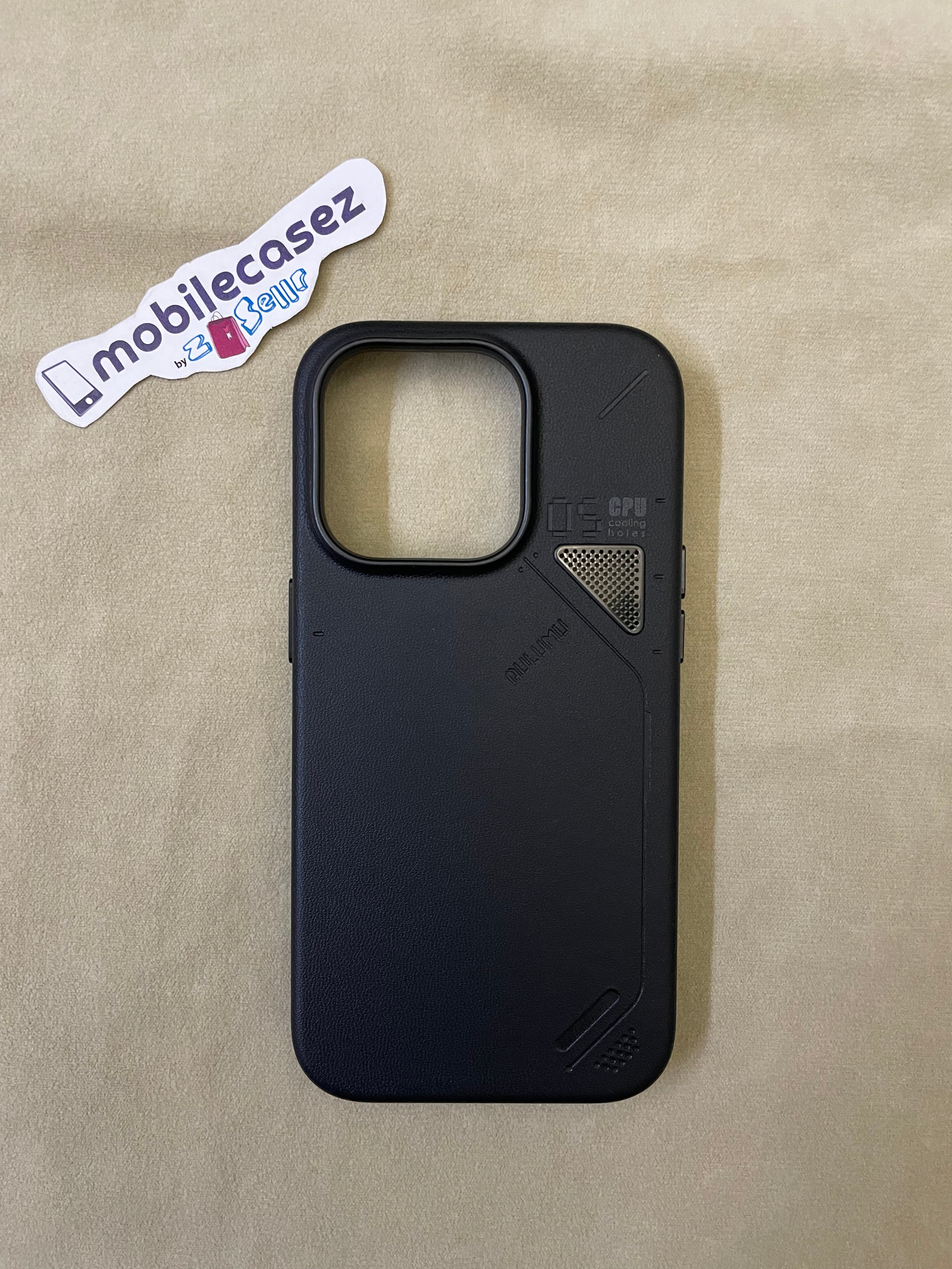 Aulumu A15 Magnetic Case for iPhone 15 Pro Max Case Compatible with MagSafe, Translucent Matte Back Cover, Slim Soft TPU Frame, Anti-Fingerprint&Anti-Shockproof Protective Shell, Black