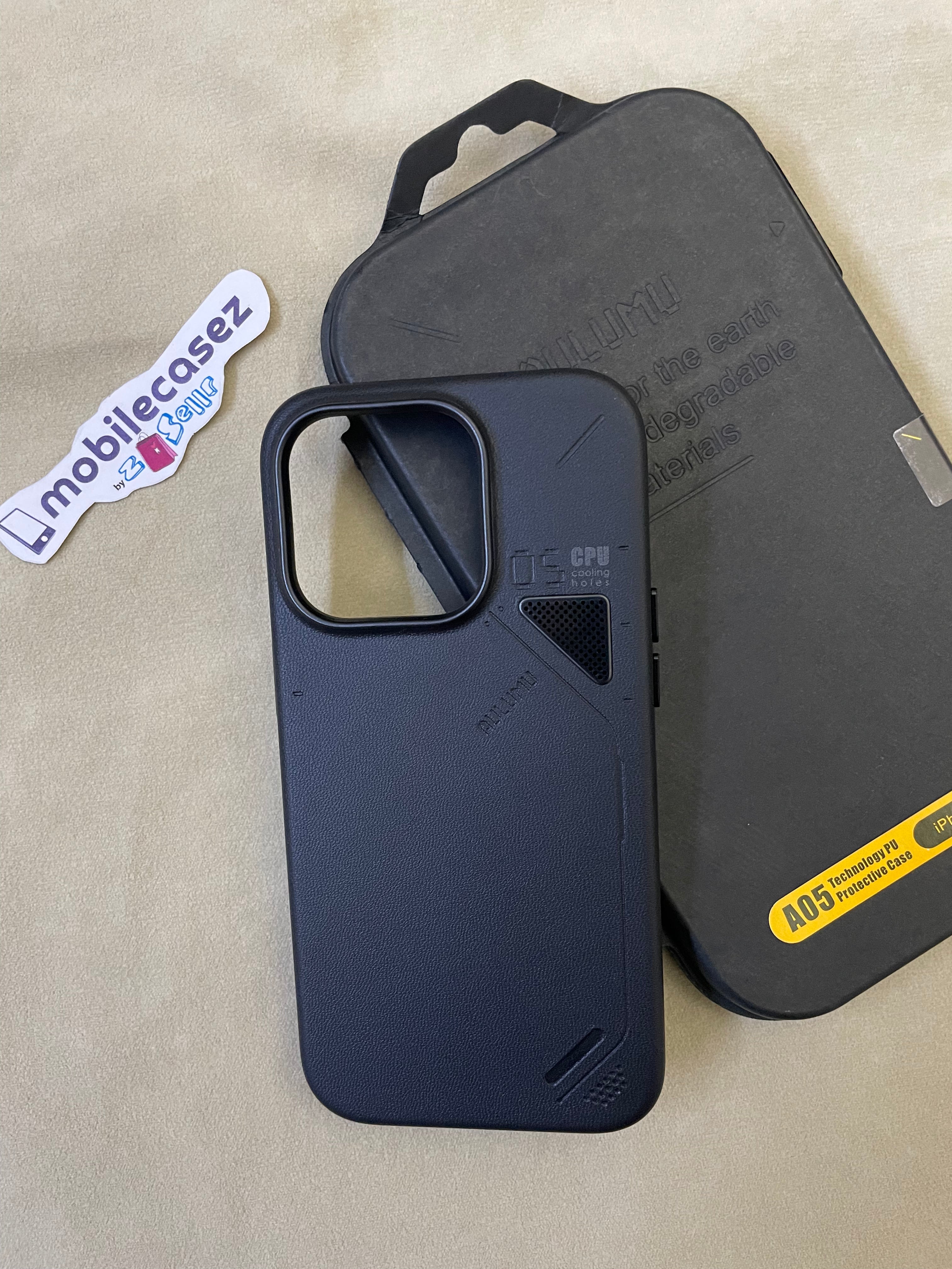 Aulumu A15 Magnetic Case for iPhone 14 Pro Case Compatible with MagSafe, Translucent Matte Back Cover, Slim Soft TPU Frame, Anti-Fingerprint, Black