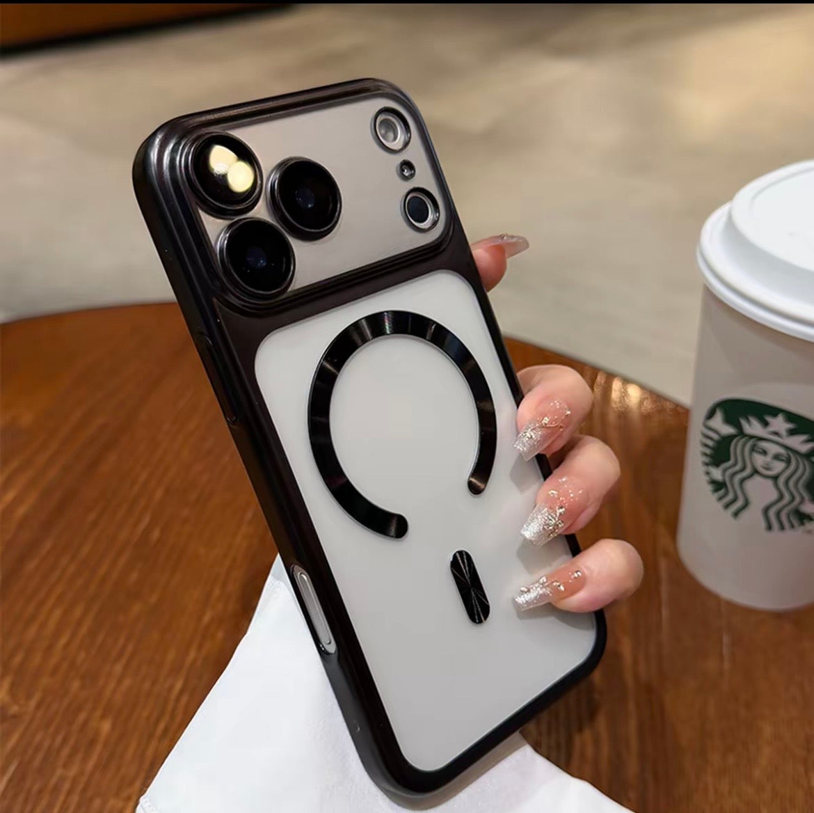 Matte Chrome MAGSAFE Case For iPhone