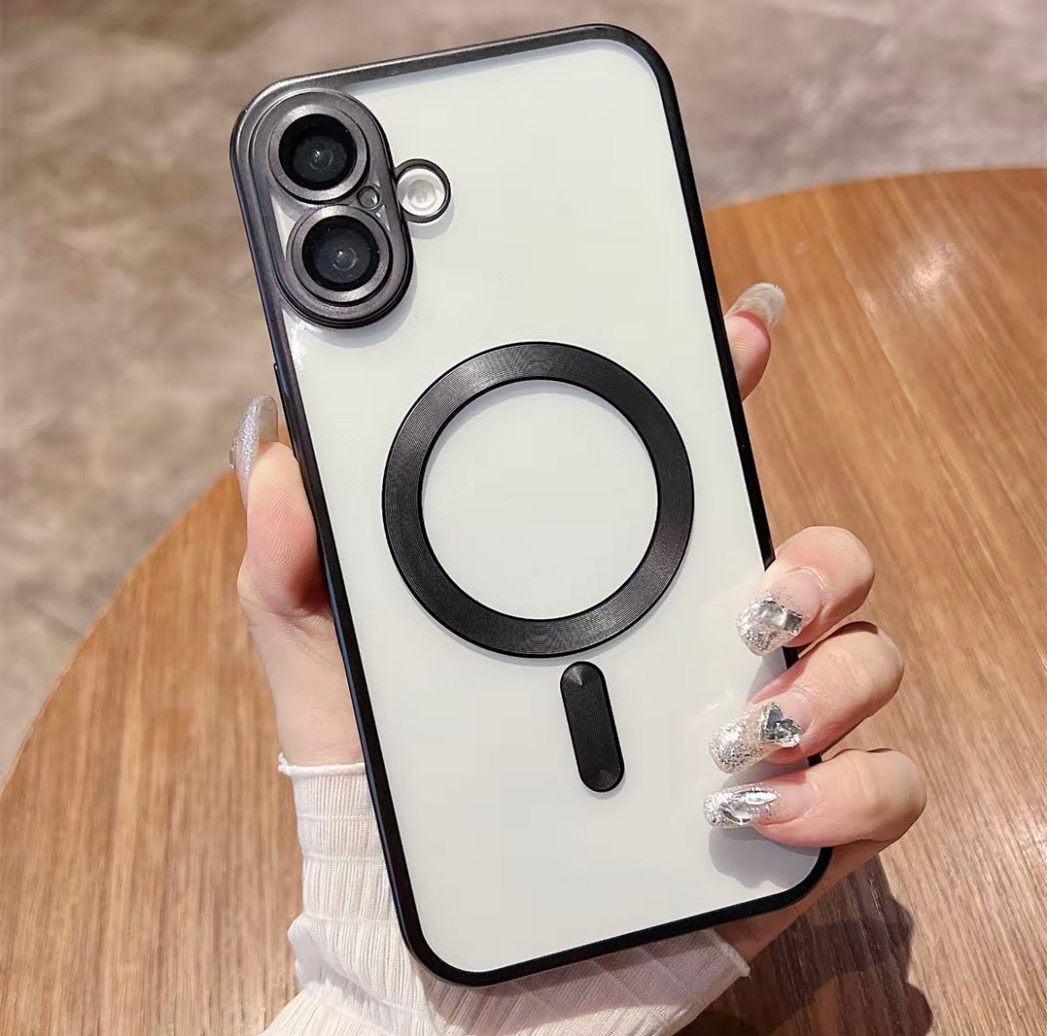 Matte Chrome MAGSAFE Case For iPhone