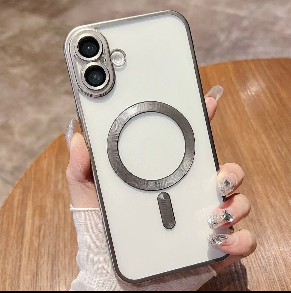 Matte Chrome MAGSAFE Case For iPhone