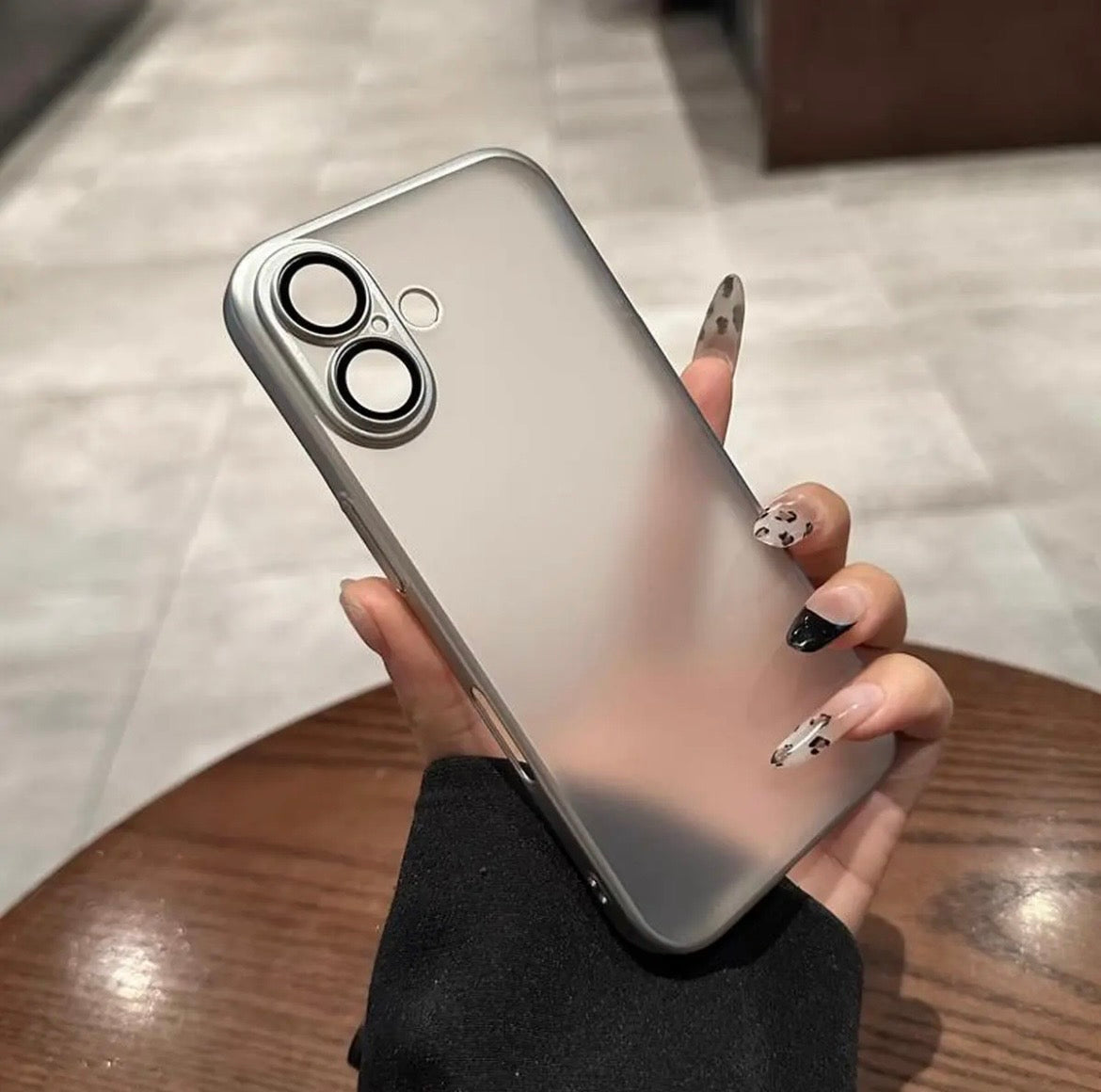 Matte Chrome Case For iPhone