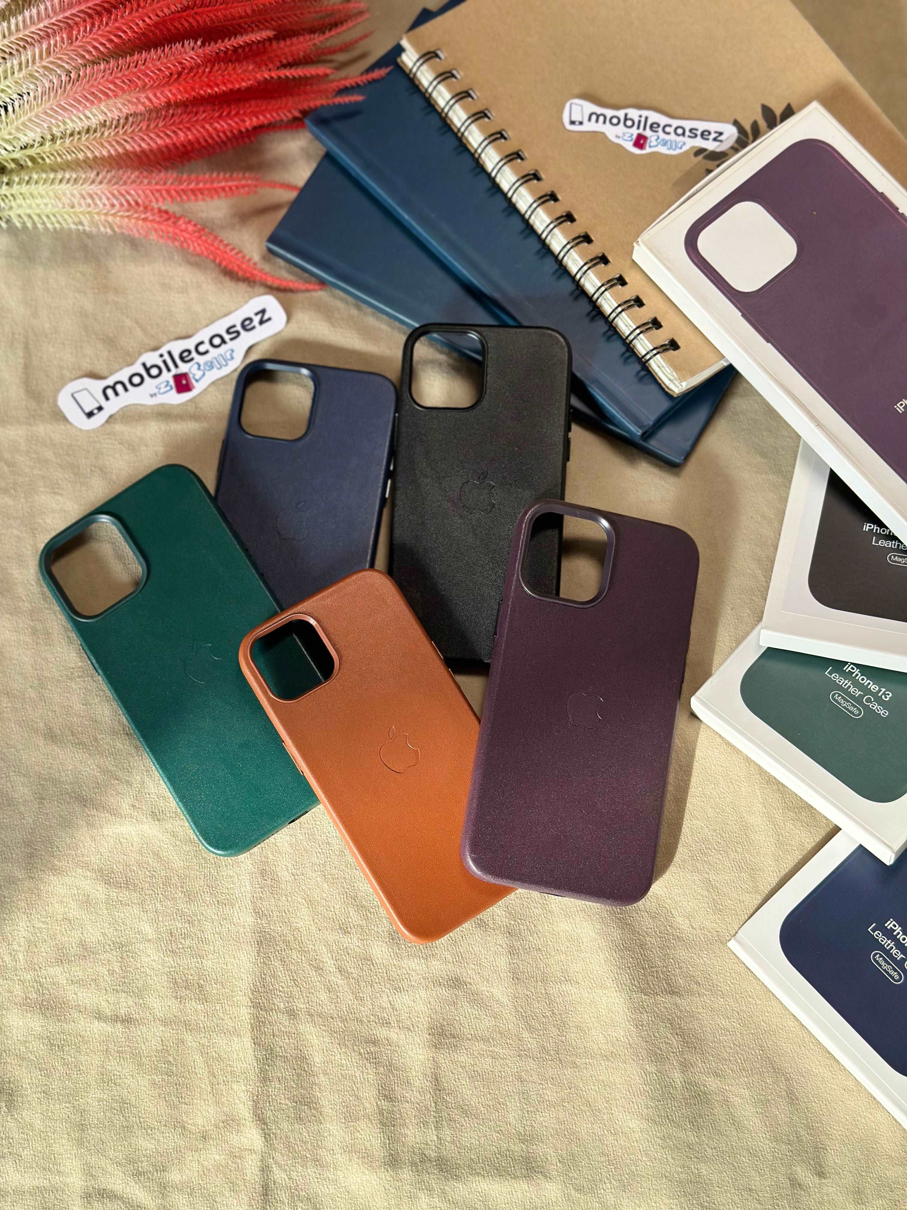 Apple iPhone 15 Pro Max Leather Cover with MagSafe - Black