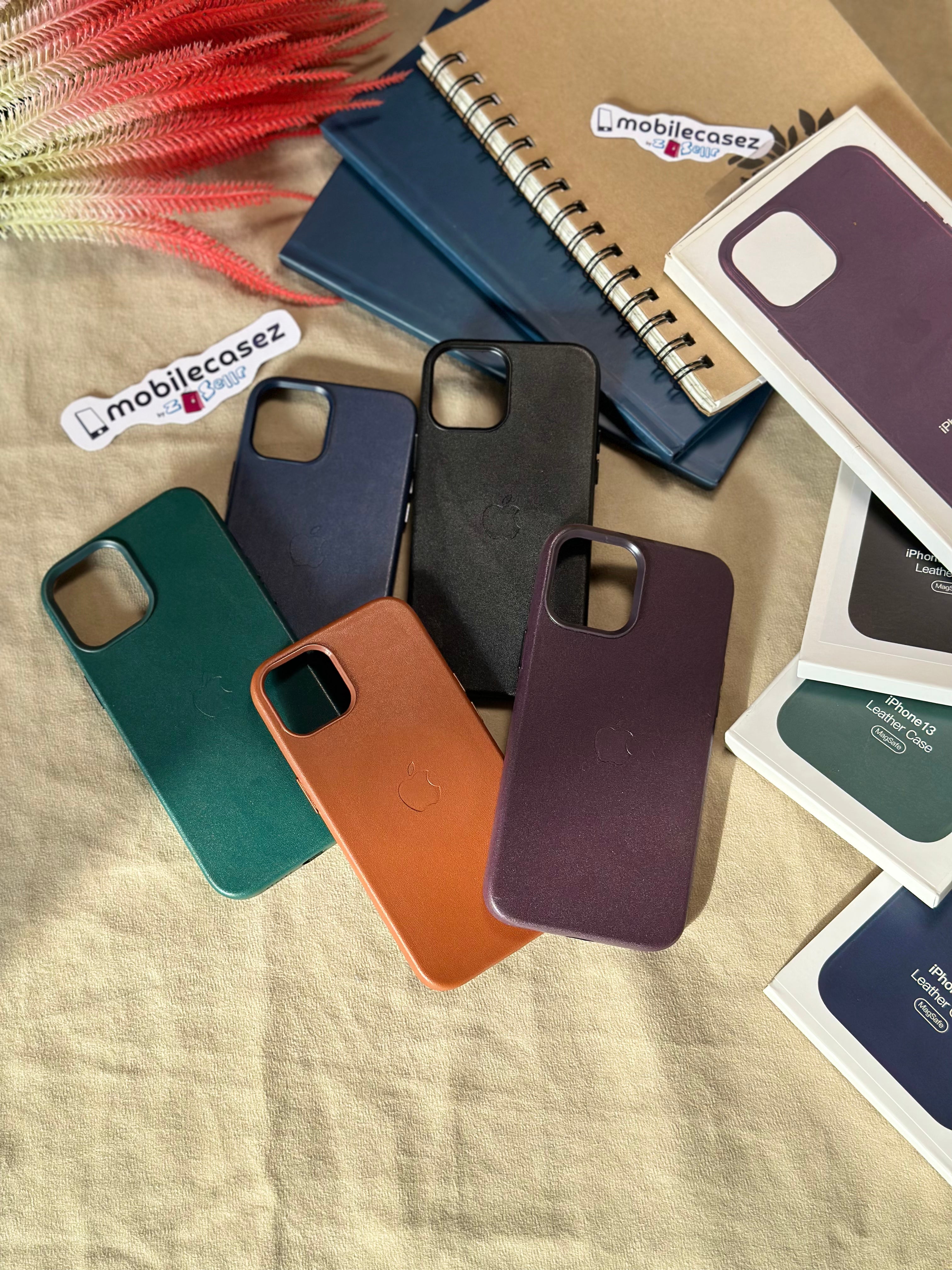 iPhone 14 Pro Max Leather Cover with MagSafe, Premium Apple Original iPhone 14 Pro Max Leather Case with MagSafe Green