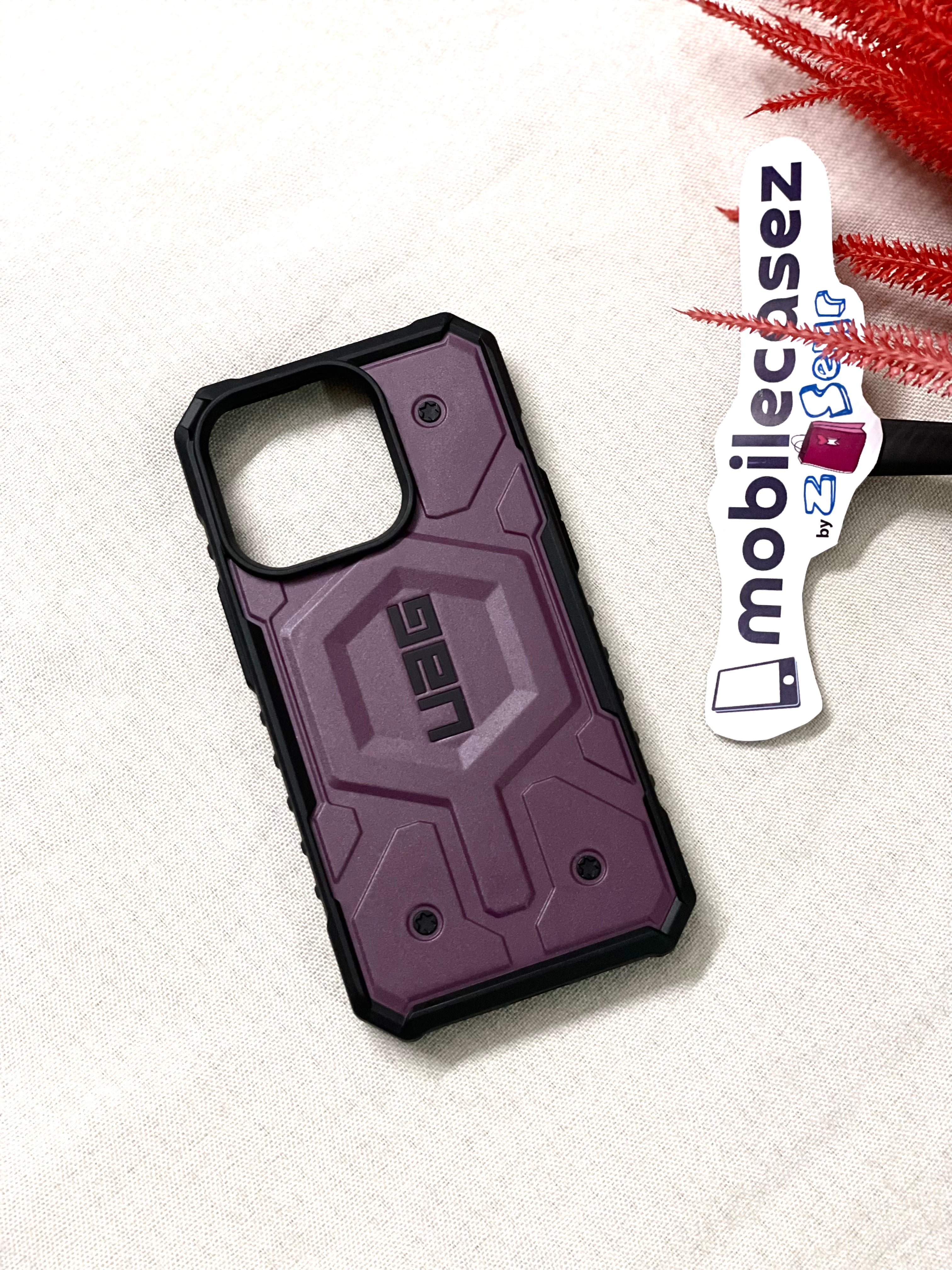 iPhone 14 Pro Max Armor Cover | Urban Armor iPhone 14 Pro Max Case, UAG Pathfinder Mag-Safe Compatible, Slim Fit Rugged Protective Case/Cover Designed for iPhone 14 Pro Max (2022) (Military Drop Tested) - Purple