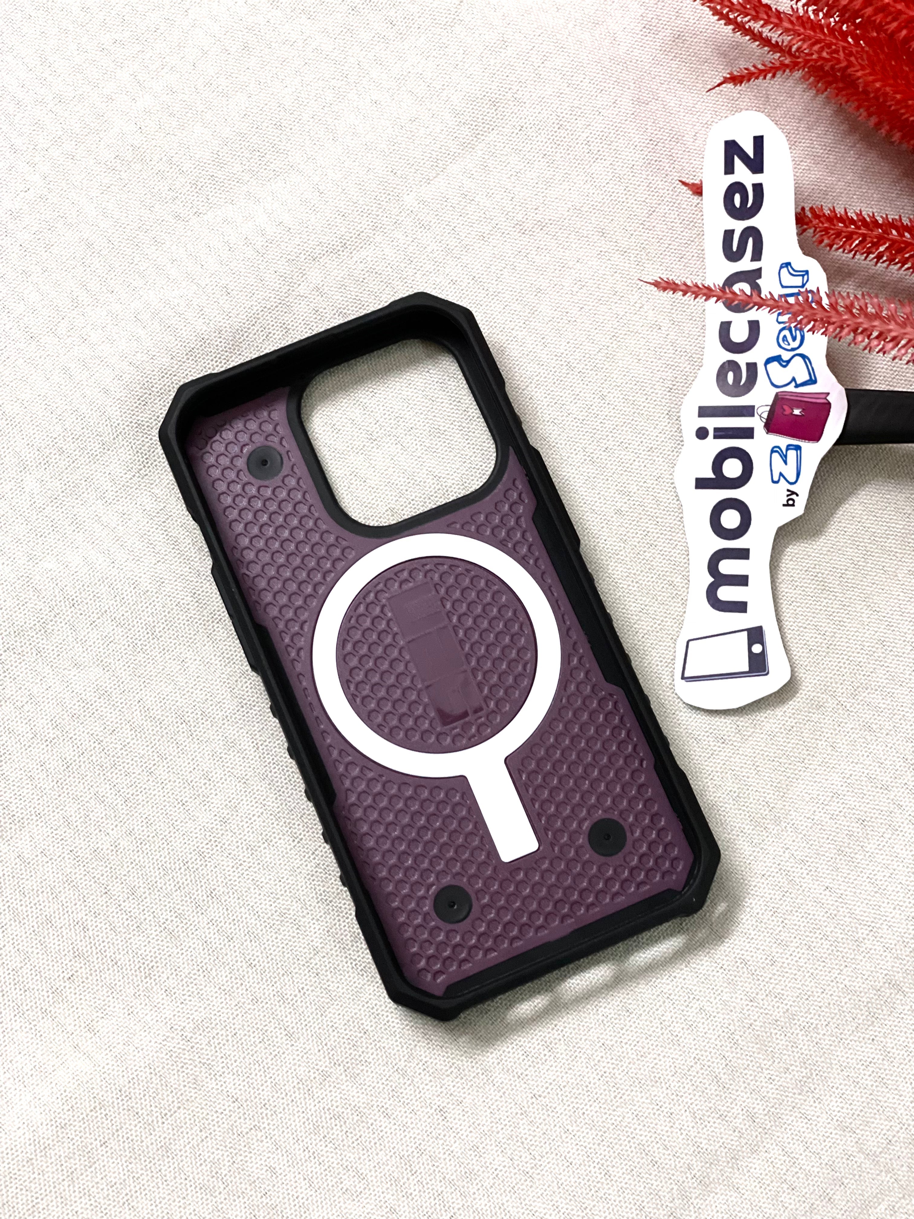 iPhone 14 Pro Armor Cover | Urban Armor iPhone 14 Pro Case, UAG Pathfinder Mag-Safe Compatible, Slim Fit Rugged Protective Case/Cover Designed for iPhone 14 Pro (2022) (Military Drop Tested) - Purple