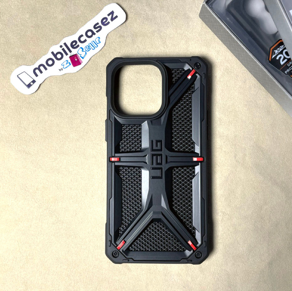 iPhone 15 Armor Cover | Original Urban Armor Slim Fit Rugged Protective Case/Cover Designed For Apple iPhone 15 UAG Black