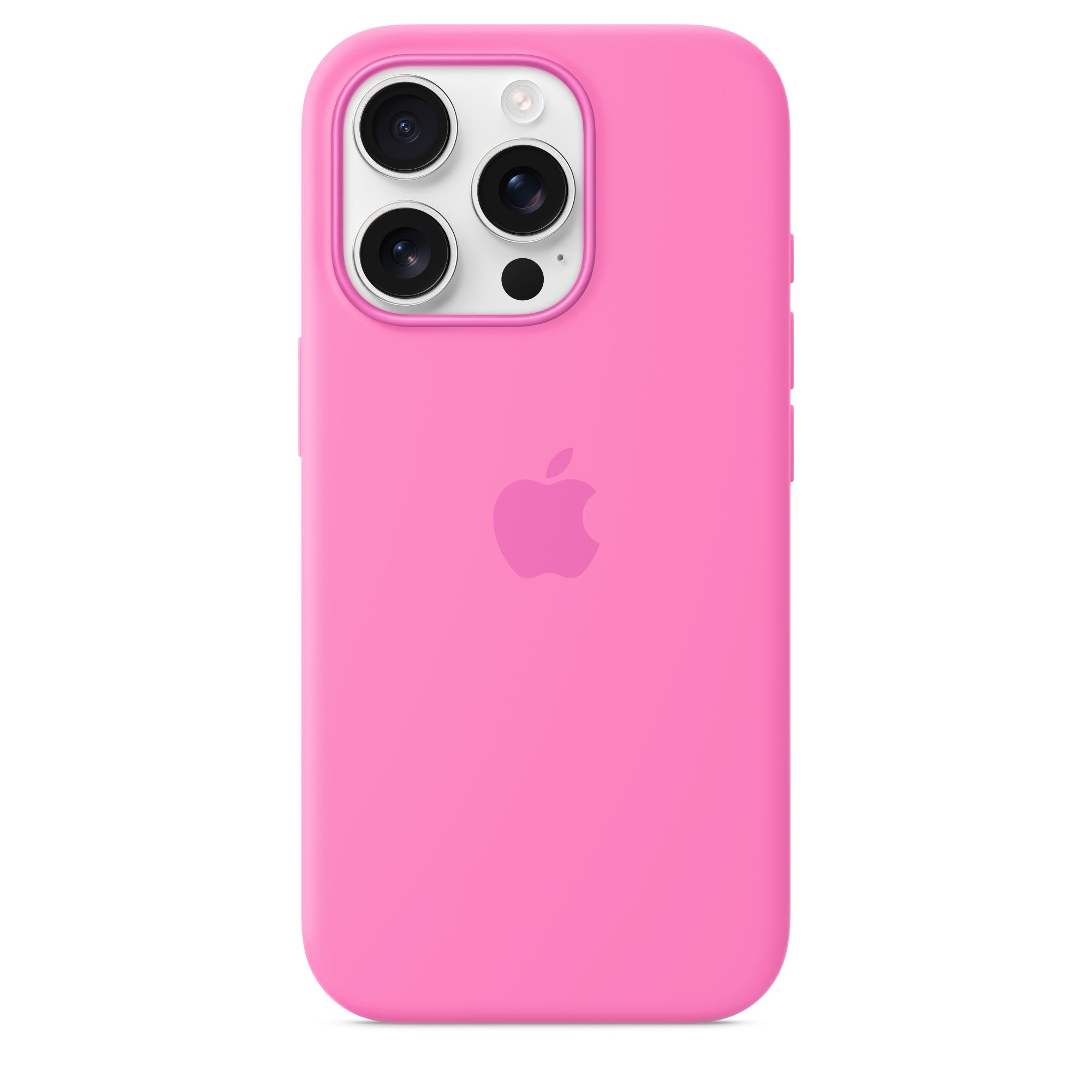 iPhone 16 Pro Silicon Magsafe Case with Camera Control Button & IC Working Animation) - Peony