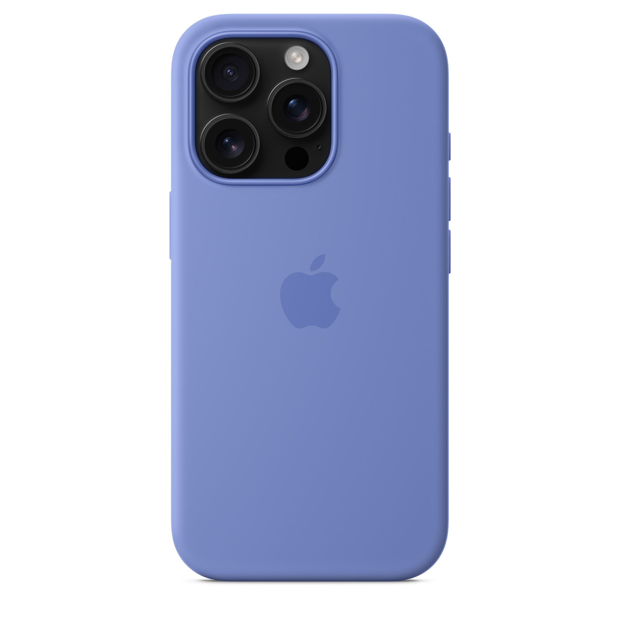 iPhone 16 Pro Silicon Magsafe Case with Camera Control Button & IC Working Animation) - Periwinkle