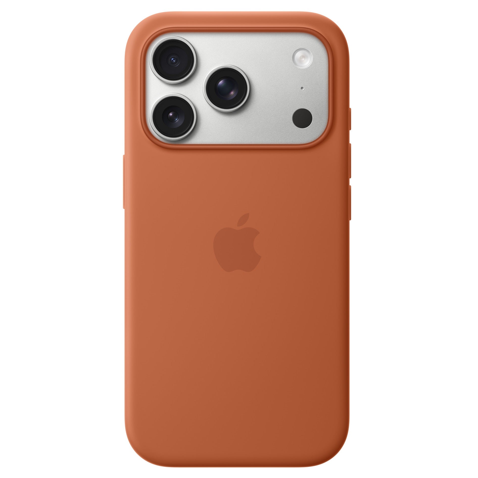 iPhone 18 Pro Max Silicone Back Cover Case with MagSafe & Camera Control Button - Terra Cotta