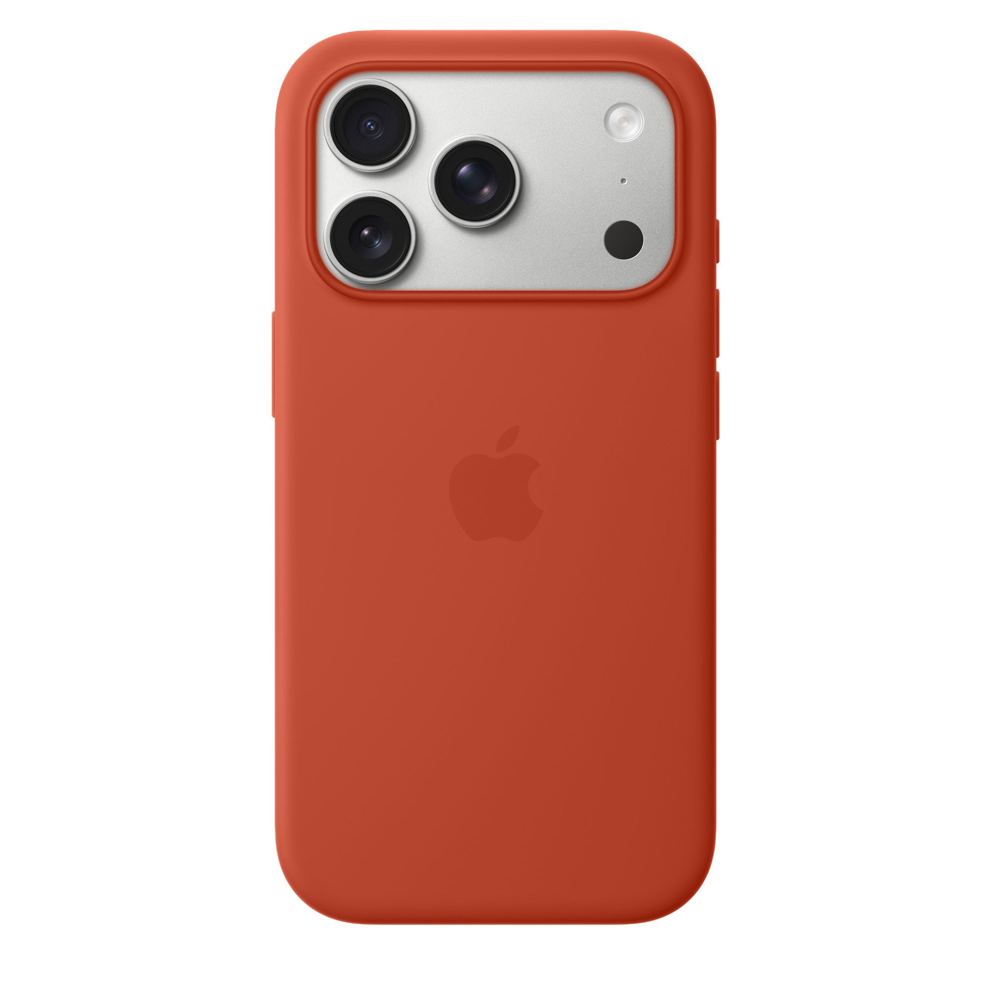 iPhone 17 Pro Silicone Case with MagSafe & Camera Action Button – Terra Cotta
