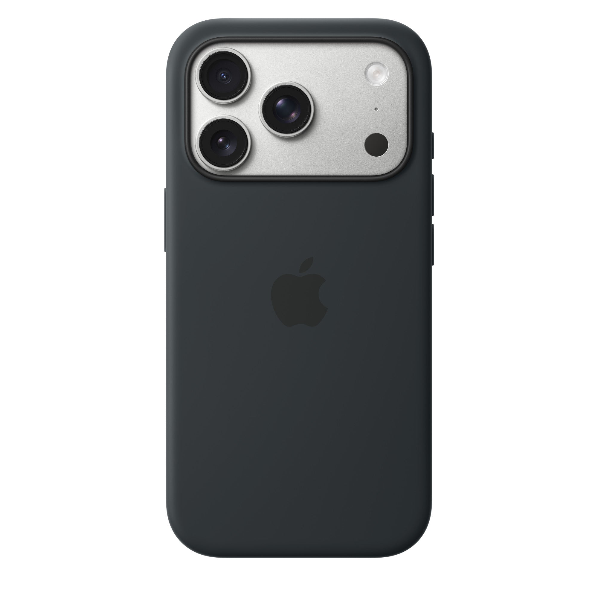 iPhone 17 Pro Max Silicone Case with MagSafe & Camera Action Button – Black