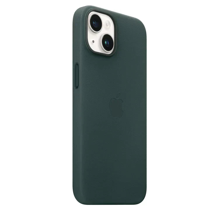 iPhone 14 Plus Leather Case with MagSafe - Green