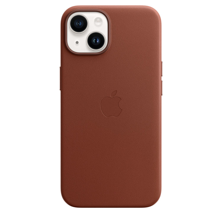 iPhone 13 Leather Case with MagSafe Umber Brown