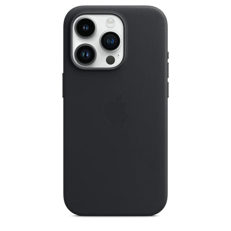 iPhone 15 Pro Leather Case with MagSafe - Black