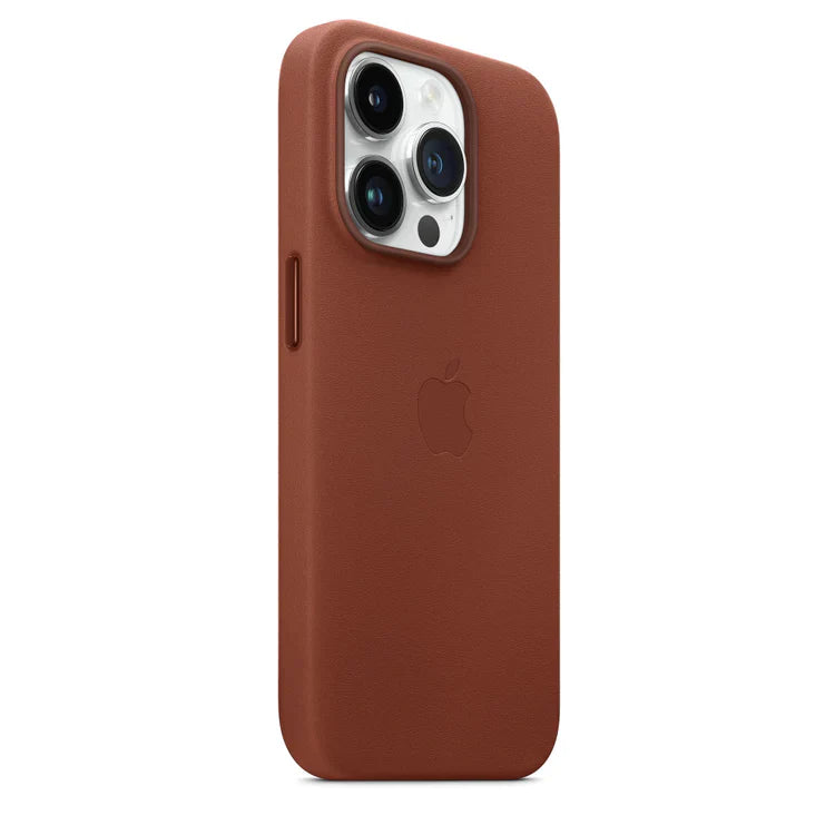 iPhone 13 Pro Max Leather Case - Umber Brown