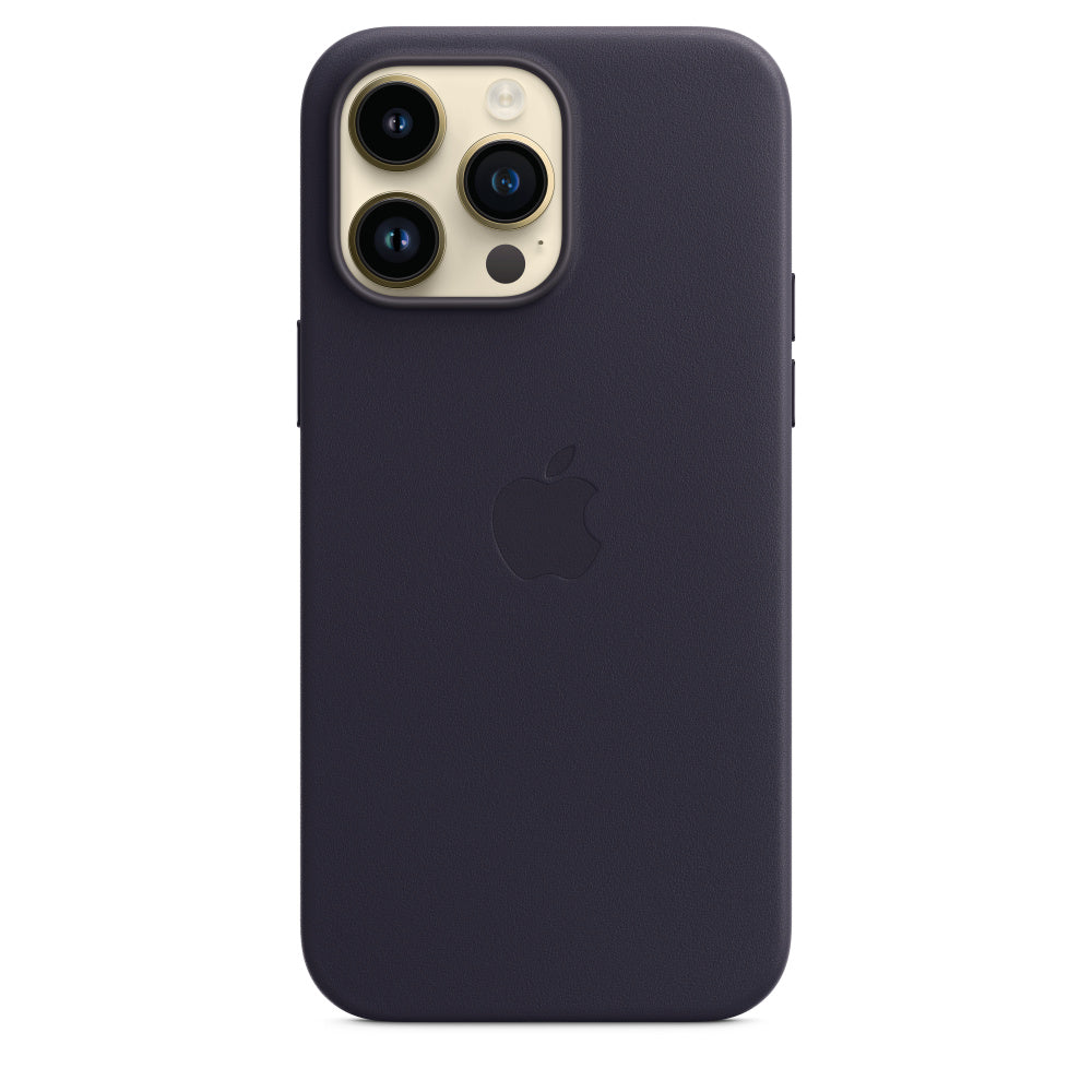 iPhone 13 Pro Max Leather Case - Purple
