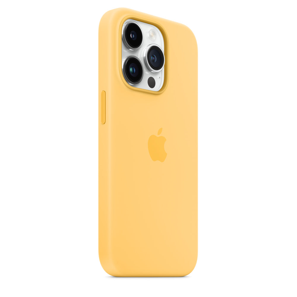 iPhone 13 Pro Max Liquid Silicon Case - Yellow