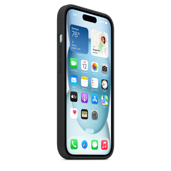 iPhone 14 Plus Silicone Cover with Mag-Safe Apple Original Silicone Case with Mag-Safe For Apple iPhone 14 Plus with Mag-Safe Black
