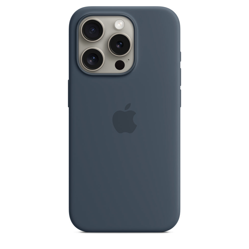 iPhone 15 Pro Max Silicon Case with Magsafe-Navy Blue
