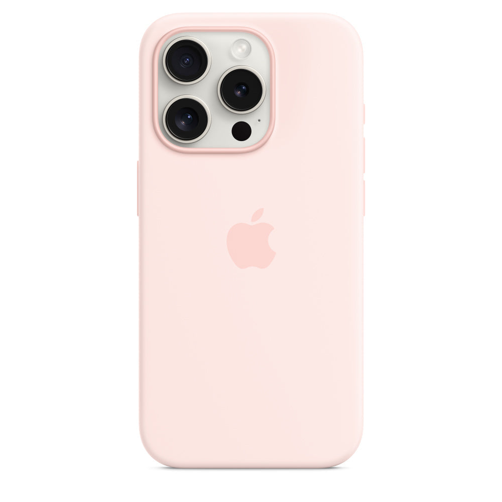 iPhone 15 Pro Max Silicon Case with Magsafe-Pink