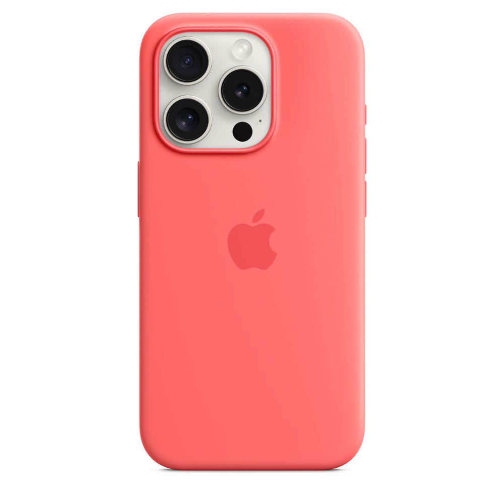 iPhone 15 Pro Max Silicon Case with Magsafe-Red