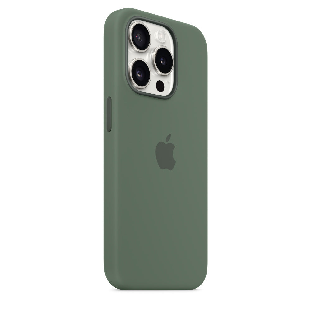 iPhone 15 Pro  Silicon Case with Magsafe - Green