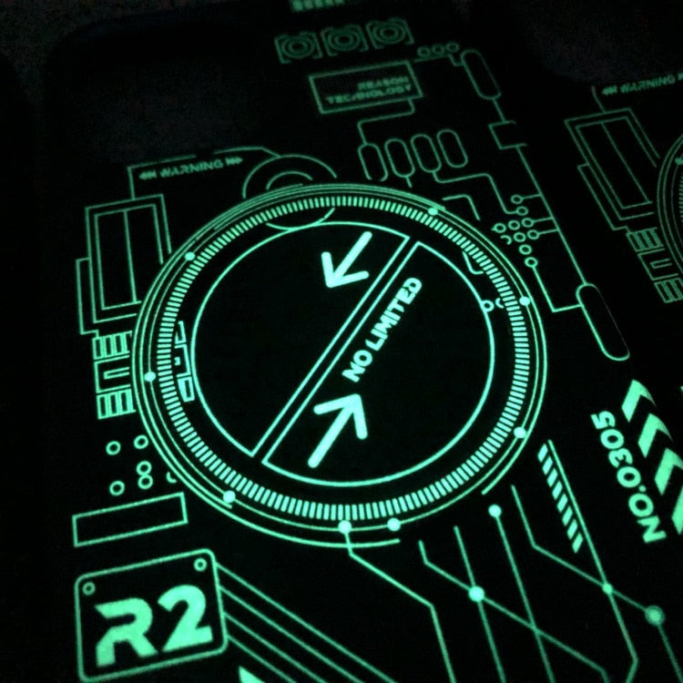 iPhone 14 Pro Max Luminous Radium Back Cover Case with Magsafe