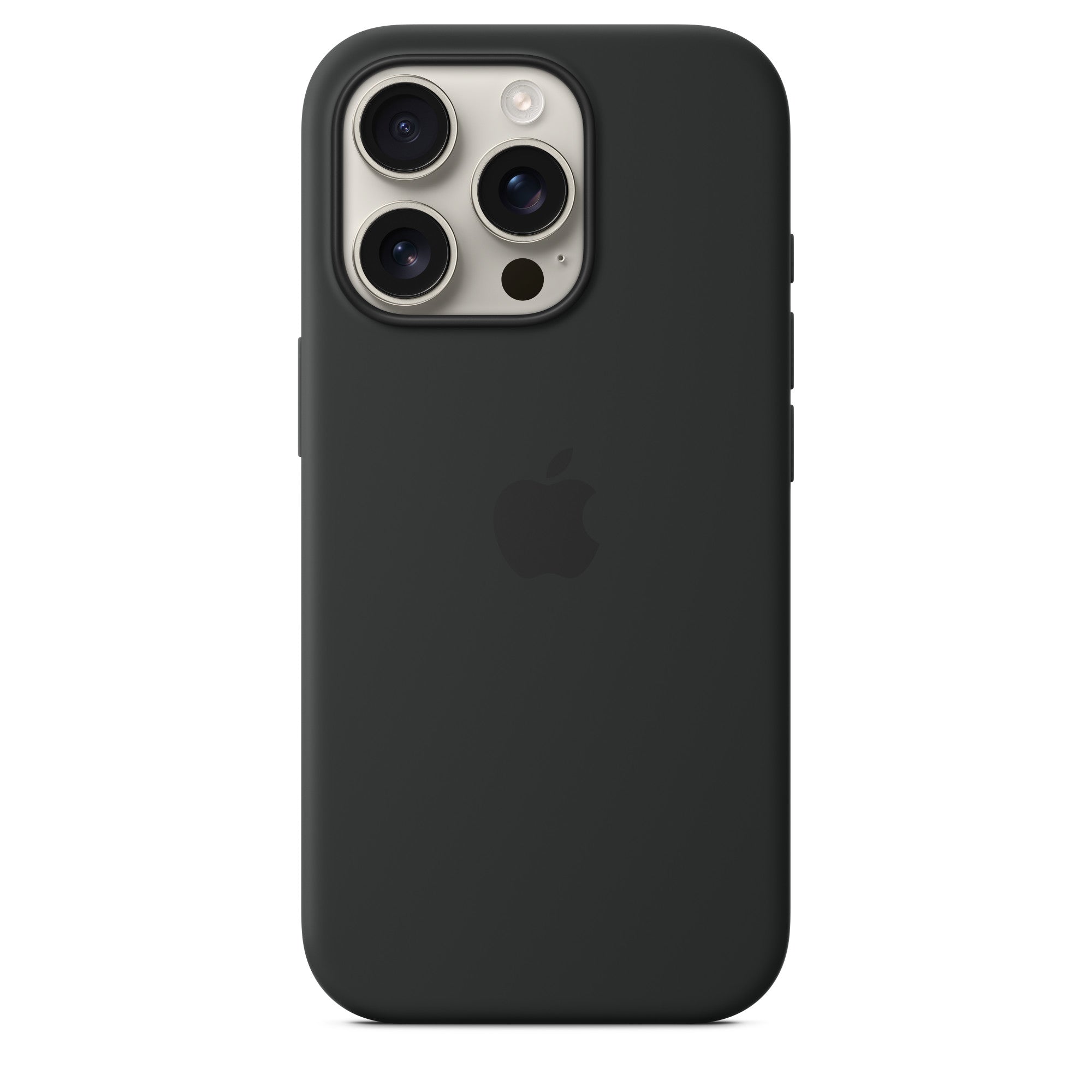 iPhone 16 Pro Silicon Case with Camera Control Button & Magsafe - Black