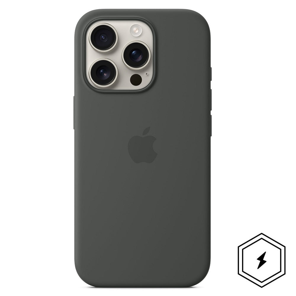 iPhone 16 Pro Max Silicon Case with Magsafe - Gray