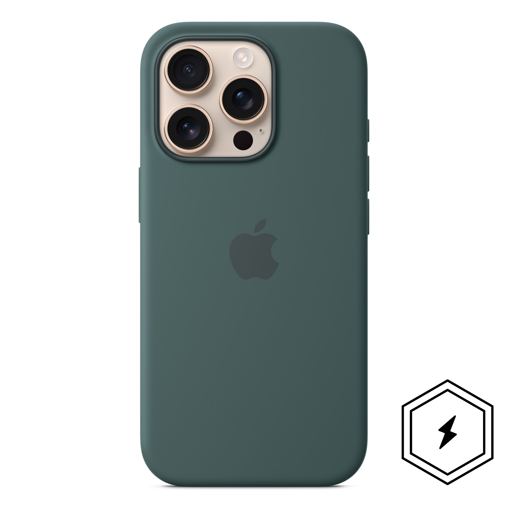 iPhone 16 Pro Silicon Case with Magsafe - Lake Green