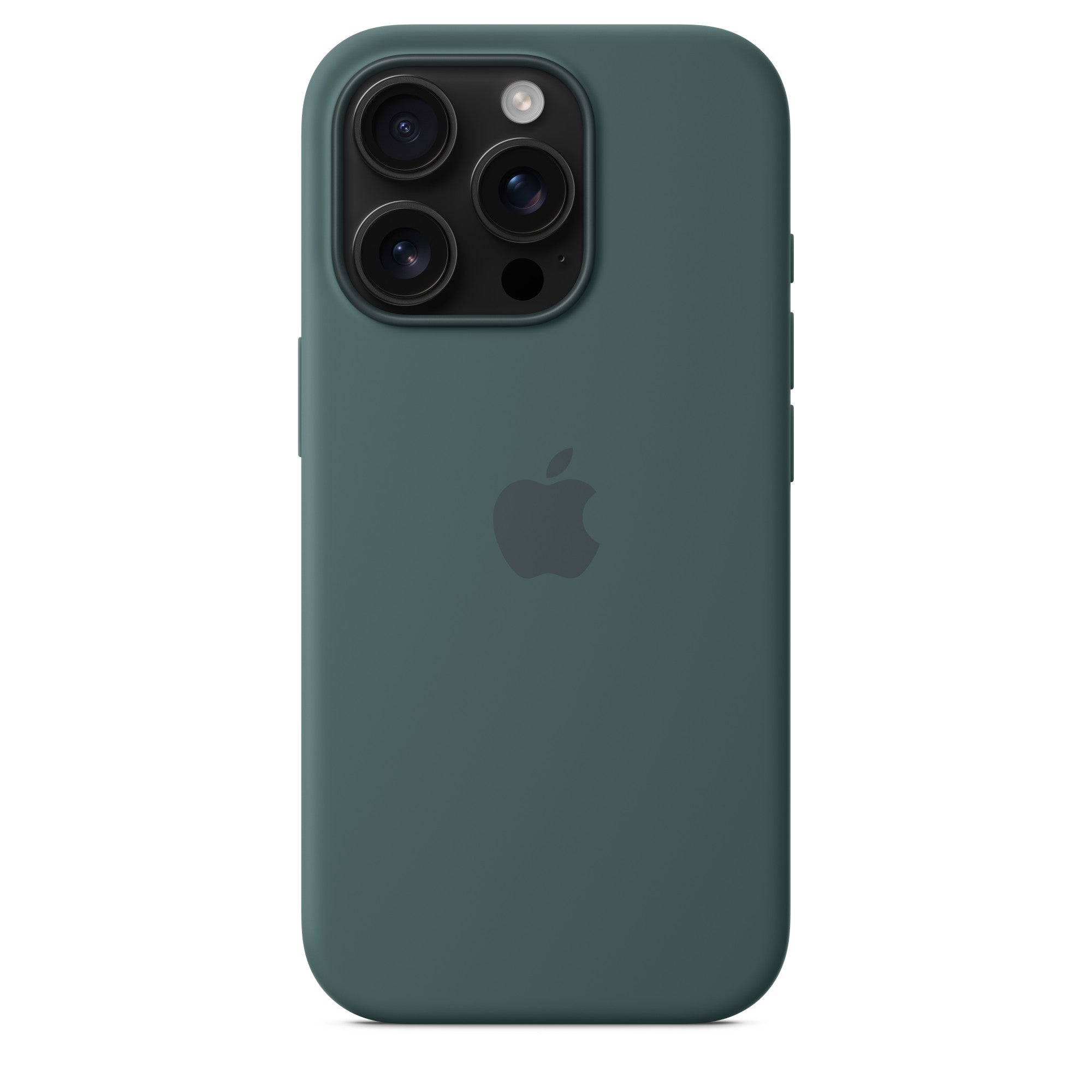 iPhone 16 Pro Silicon Case with Camera Control Button & Magsafe - Lake Green