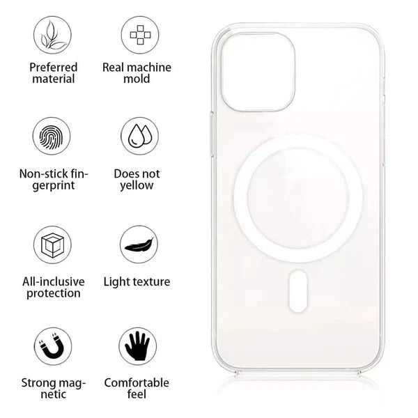 iPhone 14 Pro Max Clear Transparent Case - Magsafe
