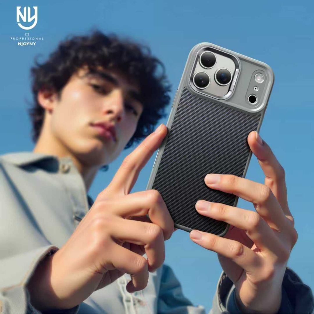 NY Carbon Fiber Armor MagSafe Case with Camera Control for iPhone 17 Series