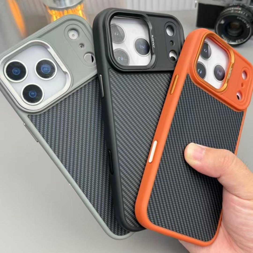 NY Carbon Fiber Armor MagSafe Case with Camera Control for iPhone 17 Series
