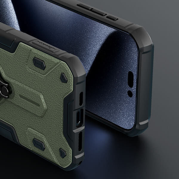 Nillkin Camshield Armor Drop Protection Military Grade iPhone Case - Green