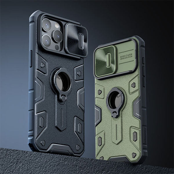 Nillkin Camshield Armor Drop Protection Military Grade iPhone Case - Green