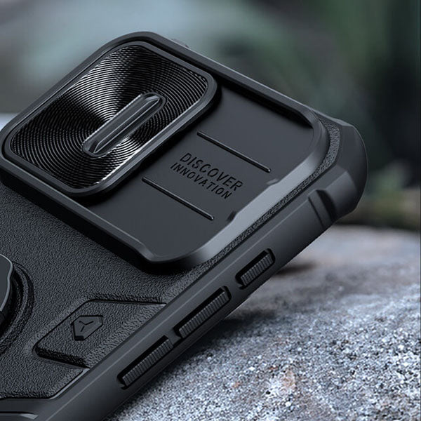 Nillkin Camshield Armor Drop Protection Military Grade iPhone Case - Black