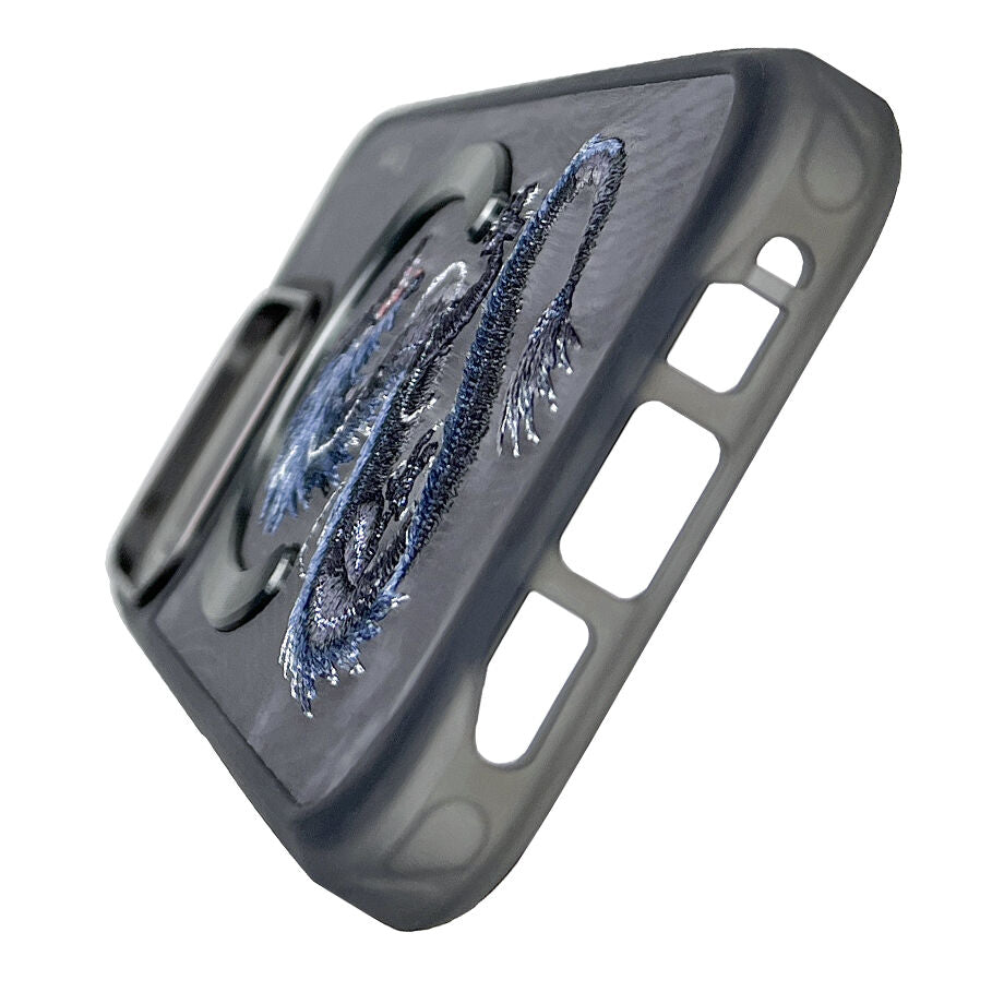 iPhone 16 Pro Max Nimmy Embroidery Dream Animal Series Magsafe Case - Dragon